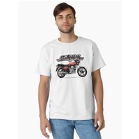 AliExpress Honda Men's and Women's T-shirt Summer Cotton Tee Honda CX500 High-end Short-sleeved Spring Autumn Motorcycle Cycling Top