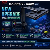 2026 NooPsyche K7 PRO IV Full Spectrum Reef LED Light for Marine Coral Tank