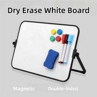 New Erasable Dry Erase White Board Portable Double-Sided White Board Easel with Stand Magnetic Whiteboard Memo To Do List