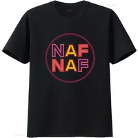 Vintage Naf Paris French Fashion Designer Avantgarde T Shirt vintage Washed designer clothes Breathable Stylish homme Slightly