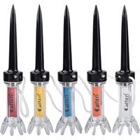 Improve Your Golf Game with the Caiton 5pcs Magnetic Plastic Golf Tee Set - 360degree Bounce