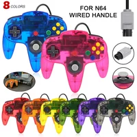 NEW 8 Colors Wired Gamepad For N64 Console Joypad Controller For N64 Classic Joystick Retro Game Console Gamepad Accessories