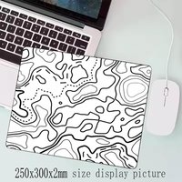 Fluid Pattern Large Square Gaming Mouse Pad, Non-Slip Rubber Base, Multiple Sizes Desk Mat for Office & Home Decoration