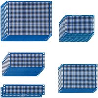 5-40PCS PCB Board Breadboard Double Sided 3x7 4x6 5x7 7x9cm Universal PCB Experiment Blue Prototype Circuit Boards Diy Electroni