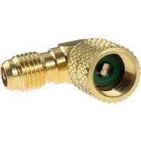 R410 5/16" SAE Female to 1/4" SAE Male Brass Fitting Adapter for R410a R32 Air Conditioning Refrigerant Mini Split System