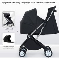 2025 New High-view Baby Stroller Can Sit or Lie Down, Lightweight and Foldable Baby Stroller for Children