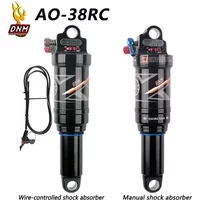 DNM AO-38RC Air Rear Shock Air Pressure Adjustable 165mm 190mm 200mm Folding Bike Mountain Bike Bicycle Rear Shock Absorber