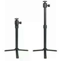 Adjustable Tripod Extension Tube Extender Handle Pole Handheld Telescopic Stick Rod Aluminium For Gimbal Tripod Phone