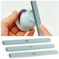 1/2PC Pottery Tools Polishing Stone Small Coarse Grinding Ceramic Whetstone Ceramic Bottom Sticky Glaze Polishing Grinding Tools