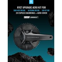 AliExpress RYET Aero Road Bike Chainring 50-34T 52-36T Compatible with Shiman0 12-Speed Dura-Ace R9200 Ultegra R8100 105 R7100 2x Groupsets