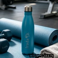 Custom tainless Steel Water Bottle With Personalized Logo Name Text Customized Gifts for Friend Birthday School College Student