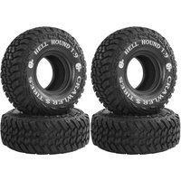 1.9 RC Tires 1/10 Rubber All Terrain Crawler Tyres For 1:10 Rock Mud Crawler Car Traxxas TRX4 Axial SCX10 II RC4WD D90 Tamiya