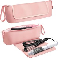 Hair Tools Travel Bag and Heat Resistant Mat, 2 in 1 Organizer Hair Travel Case for Curling Iron,Hair Straightener,Hair Dryers