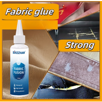 Industrial Fabric Adhesive,Clear QuickโDry & Washable,Strong Flexible Bond for Clothing,Canvas,Rhinestones,Hem Repair, Crafts