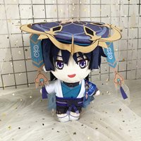 Genshin Impact Wanderer Plush Toy Kunikuzushi Balladeer Scaramouche Soft Doll Anime Game Character Sleeping Pillow Fan Kid Gift