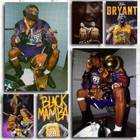 Popular Stars K-Kobes Black Mamba Poster Art Print Anime Style Home Decor Ideal Gift Perfect Room Decor