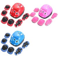AliExpress NONE New Kids Helmet Knee Elbow Pad Set Swegway Gear Skate Cycling Bike Safety