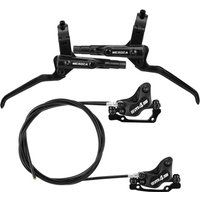 AliExpress NONE 4-piston Mtb Hydraulic Brakes Right Front Left Rear Hydraulic Brake Disc Brake Set Split Mountain Bike Brakes for Shimano Sram