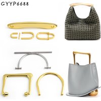 2/4/10PCS Metal Bag Frame For Women Casual Handbag Handles Clutch Bag Shoulder Crossbody Strap Handmade Replacement Accessories
