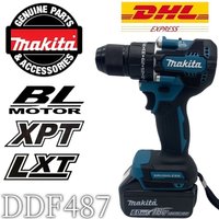 Pro-Grade🏆 Original Makita DDF487 Cordless Driver Drill Brushless Electric Impact Screwdriver 18V Rechargeable Power Tool