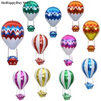 89x29cm 4D Hot Air Balloon Birthday Party Decoration Aluminum Helium Foil Balloons Valentine's Day Wedding Decor hot air balloon
