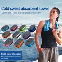 EVA Boxed Portable Microfiber Sports Cooling Ice Towel Camping Cold Sports Towel Fitness Cool Towel