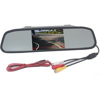 Car Monitor Rearview Mirror 4.3 inch Auto Parking System for LED Night Vision Backup Reverse Camera CCD Car Rear View Camera