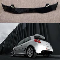 Sayap Atap Belakang For Renault Clio 3 Rs Sport Lip Spoiler 2006 2007 2008 2009 2010 2011 2012 ABS Plastik Karbon Terlihat