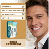 Long Lasting Denture Adhesive Cream Comfort Fixing Seamless Fit Prevent Loosening Oral Care Health Premium Denture Fixative Glue