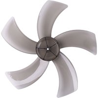 Replacement Plastic Fan Blade 12 Inch Five Leaves with Nut Cover for Stand Fans Convenient to Clean and Assemble