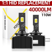 Radsun D1S phare LED 110W D2S D4S D5S D3S LED Canbus ampoule automatique 1:1 xénon voiture lumière D1R D4R D2R 6500K puce CSP Super lumineuse