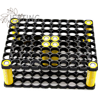 Hot 18650 8*10 Lithium Cell Battery Holder Case Batteries Holder Bracket DIY Anti Vibration Plastic Cylindrical Battery Pack