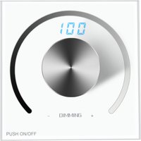 Led Strip Dimmer DC12V-24V Rotary Panel Manual Knob Wall Mounted PWM Dim 5050 3528 Single Color Tape Dimming