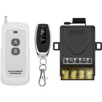 Wireless Remote Control RF Switch 110V 120V 240V 220V 30A Relay for Outdoor Lighting Dust Collector System Pump Motor Fan Etc
