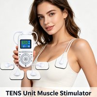 Electric Tens Muscle Stimulator 12 Modes Acupuncture Body Massage Digital Therapy Slimming Electrostimulator Pain Relief