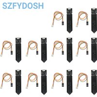 1-10PCS Capacitive Soil Moisture Sensor Module Wide Voltage 3.3V Corrosion Resistant W/ Gravity for Arduino Soil Moisture Sensor