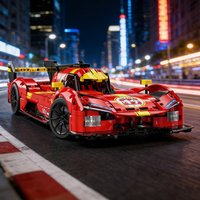 Cada 1:10 Endurance MOC 499P Building Block Kit 1518PCS Technical Bricks for Adults Child Gift Racing Car Assembling