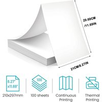 Sheets A4 Thermal Transfer Paper - Compatible with All A4 Size Thermal Printers, High-Quality Printing for Professional Results