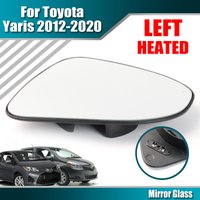 Heated Left Side Wing Mirror Glass For Toyota Yaris 2012-2020 Vitz 2012-2019 Click-On UK Near Side Convex Exterior Mirror Glass