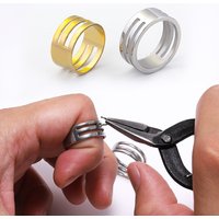 Ring Opening Tool for DIY Stainless Steel Ring Opener Finger Cover Jewelry Accessory To Open Closed Ring