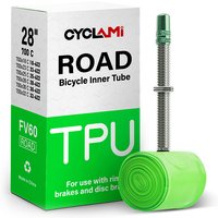 AliExpress 10 Pcs CYCLAMI Ultralight Bike TPU Inner Tube 700C 18 23 25 28 30 32 Road Bicycle TPU Material Tire French Metal Presta Valve