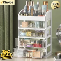 New 1Pc 5-layer Makeup Storage Box Debris Storage Box Drawer-style Dressing Table Office DeskCosmetics Multi-layerstoragecabinet