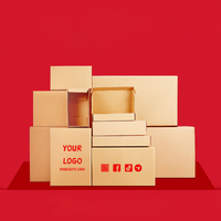 10 postal transport boxes, express packaging boxes, storage boxes, and sea corrugated cardboard boxes with customizable logos