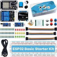 Basic Starter Kit for ESP32 ESP-32S WIFI Development Board for Arduino Project Learning Kit with Tutorials ESP32 kit with box