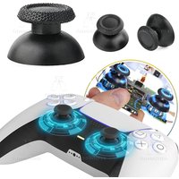 Thumbstick for PS5 Controller Premium Replacement Parts Anti-Wear Non-slip ABS + Rubber Durable Gamepad Joystick Analog Stick