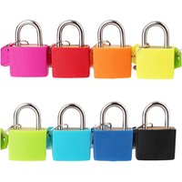 23mm Small Mini Strong Steel Padlock Travel Suitcase Diary Lock Luggage Anti-Theft Security Padlocks with 2 Keys