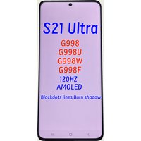 120HZ Super AMOLED For Samsung S21 Ultra 5G G998 G998U G998B G998W G998D Display Touch Screen Digitizer S21Ultra LCD With Defect