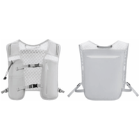 AliExpress NONE Reflective Reflective Running Vest Pack Waterproof 500ML Water Bottle Running Hydration Vest 4L Adjustable Cycling Vest Backpack