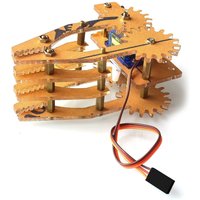 Acrylic robot Claw Manipulator Arm SG90 servos smart robot gripper for arduino SNM200 (without SG90)