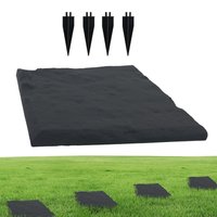 Garden Stepping Stones Outdoor Pathway Paving Decoration Decorative Stepping Stones With Ground Stakes For Walkway Backyard Pool